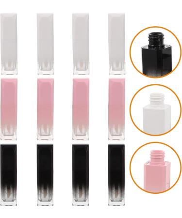 Lurrose 12pc Empty Lip Gloss Tubes - Sweet Lip Balm Container & Magic Lipstick Holder - Durable ABS Cosmetics for DIY Lip Gloss - Buy Online on GoSupps.com