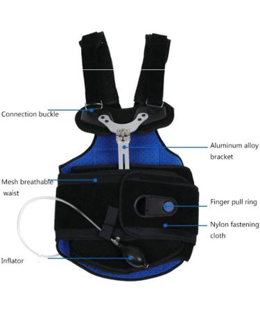 Shanrrow Thorax Full Back Orthosis | Effective Treatment for Kyphosis Osteoporosis Spinal Compression Fractures & Post-Op Support - International Shipping Available - Buy Online on GoSupps.com