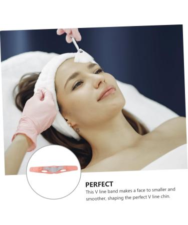 DOITOOL 1pc Thin Face Belt Slimming Belt Face Slimmer Strap V Line Facial Anti Wrinkle v Chin Strap Facial Firming Band Instant Lift Graphene Woman V Face Strap Compact 60X10.5X1cm Orange - Buy Online on GoSupps.com