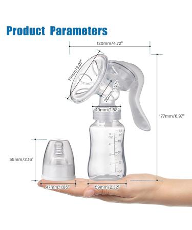 JADE KIT Portable Silicone Breast Pump - BPA-Free Manual Breastfeeding Pump for Convenient International Shipping - Buy Online on GoSupps.com
