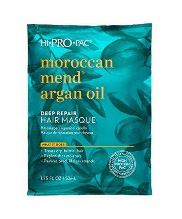 Hi Pro Pac Hair Masque Deep Repair Moroccan Mend Argan Oil Pack of 6
