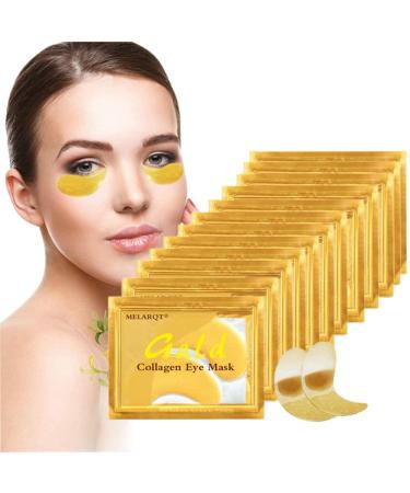 30 pairs pads eye mask 24k gold collagen eye mask collagen dark circles moisture donation anti -aging remove pockets dark circles & puffiness - Buy Online on GoSupps.com
