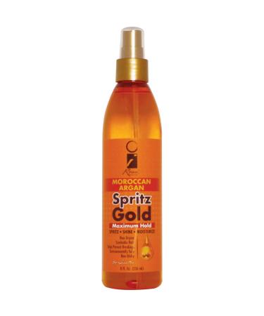 Salon Pro I Remi Moroccan Argan Spritz Gold Maximum Hold 8 Oz