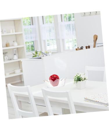 1pc Kitchen Stylish Delicate Irregular Salad Bowl Creative Fruit Glass Transparent - Buy Online on GoSupps.com