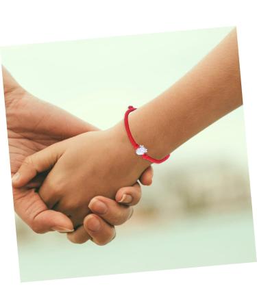 PACKOVE Bracelet Bracelets New Year Rope Bracelet Woven Bracelet Red Line To Weave - Buy Online on GoSupps.com