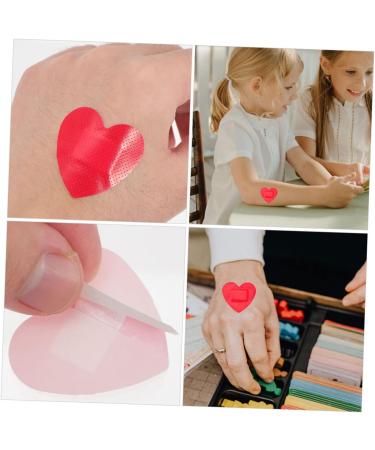 30 Sheets Heart Stickers | Waterproof Fingertip Bandages for Kids | Medical Adhesive Care Patches - Buy Online on GoSupps.com