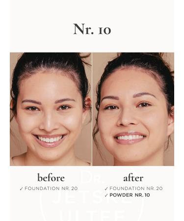 Dr.JetSke Ultee Powder | Color No. 10 | Matted Finish & Skin-Friendly Formula with Jojoba Oil & Lecithin for Nourishment | Shop Internationally - Buy Online on GoSupps.com