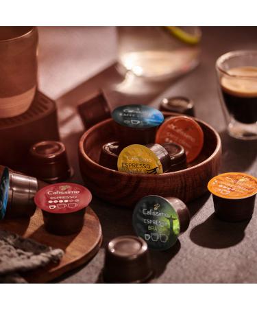 Tchibo Cafissimo Storage Box - 384 Espresso Coffee Capsules | Strong Sustainable & Fair Trade | 2.88 kg - Ideal for Coffee Lovers - Buy Online on GoSupps.com