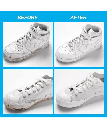 Whitening Shoe Cleansing Gel Stain Remover for White Shoes - Yellow Edge and Stain Remover with Tape and Brush (1PCS) - Buy Online on GoSupps.com