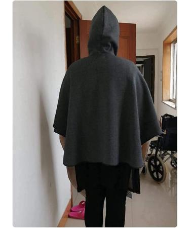 Wheelchair Blankets for Adults Wheelchair Blanket Lightweight Wheelchair Shawl Blanket Shoulder Warm Cape Shoulder Blanket Wheelchair Coat for Women Lady Light Grey 112*116cm - Buy Online on GoSupps.com