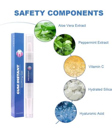 Fengyang 2PCs Gum Gel - Instant Gum Therapy & Restoration Gel for Healthy Gums | International Shipping Available - Buy Online on GoSupps.com