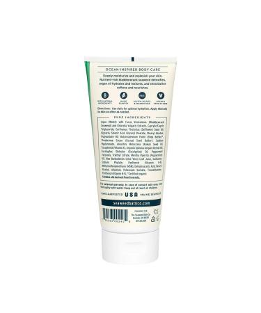 Hydrating Soothing Body Cream - Eucalyptus & Peppermint Scent | The Seaweed Bath Co. 6 oz | Vegan, Paraben-Free - Buy Online on GoSupps.com