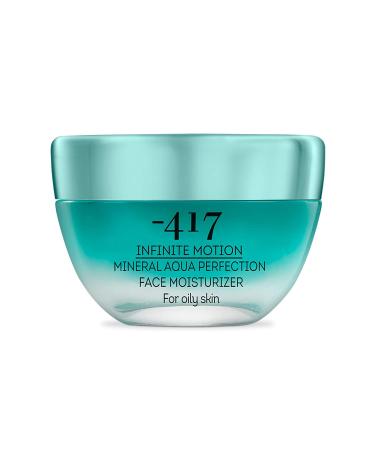 -417 Dead Sea Cosmetics Mineral Aqua Face Moisturizer for Oily Skin - Powerful Hydration Moisturizer Nourishing Cream - with Jojoba Seed Oil Shea Butter -1.7 oz