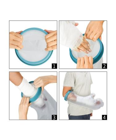 Doact Waterproof Foot Plaster Protection for Showers Adult Leg Protectors (11/28cm) - Ideal for Injury Recovery & Daily Use - Buy Online on GoSupps.com