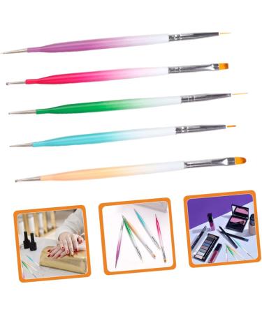 Healeved 2 Sets Nail Pen Brush Nail Art Diy Tool Manicure Pen Portable Nail Dotting Pen Nail Dotting Pens Nail Gel Pens Polymer Clay Charms for Nails Nail Tools Painting Pen Nylon Carved - Buy Online on GoSupps.com