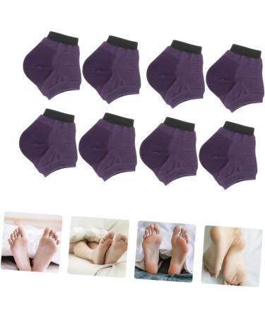 Beavorty 5 Pairs moisturizing Socks Yoga Socks Foot Lotion spa Socks Heel Protector Heel Cushions moisturizing Heel Socks Dry feet Cracked spa Socks Foot spa Heel pad Cotton Purple Pedicure - Buy Online on GoSupps.com