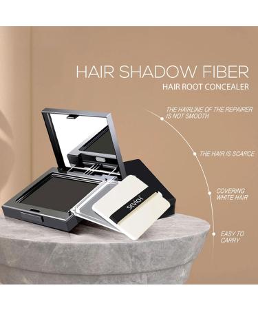 Hair Base Powder for Gray Hair Coverage & Root Repair - Volume Concealer for Women & Men 12g (Dark Brown) - Buy Online on GoSupps.com