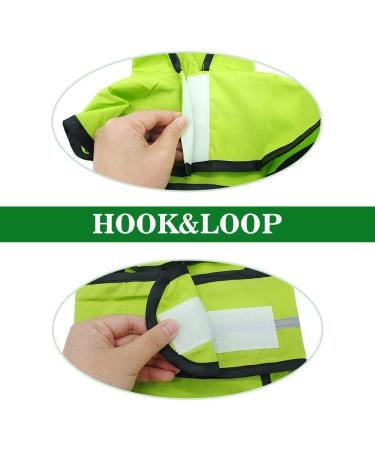 Buy Ultra-Light 100% Waterproof Dogs Raincoat with Hood & Reflective Stripes - Perfect for Large Dogs 3xL in Green - Buy Online on GoSupps.com