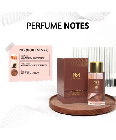 NM New York Night Time Slay Luxury Perfume For Men | Premium Long Lasting Fragrance Spray | With Aromatic Blend of Herbal & Woody Notes |Best Perfume For Men | 100 ml - Buy Online on GoSupps.com