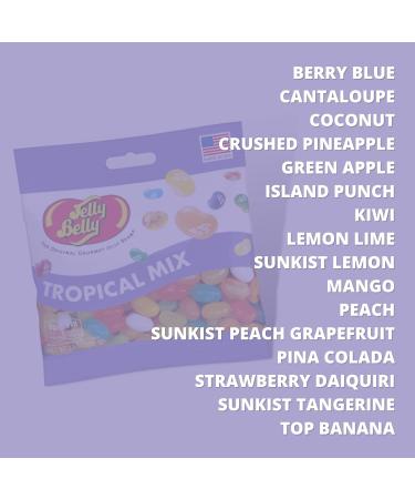 Jelly Belly Tropical Mix Gourmet Jelly Beans 3-Pack Bundle - Christmas & Holidays Candy - Vegan Candy Dairy Free Snacks Kosher Candy Gluten Free Bulk Candy Stocking Stuffers for Teens - Buy Online on GoSupps.com