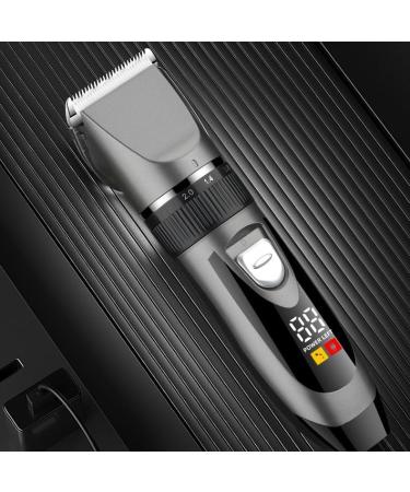 Buy Premium Electric Hair Clipper - Bald Shaver & Salon Tool | 18.5cm Gray - International Shipping Available - Buy Online on GoSupps.com