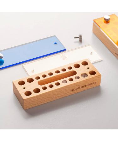 Iwoohome Milk Tooth Box with Transparent Window Design - Boys Original Gift for Christening and Birthday - Buy Online on GoSupps.com