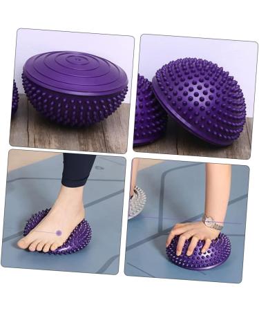 Beavorty Durian-Ball Portable Foot Massage Device - Relaxing Lacrosse Massage Balls for Plantar Fasciitis & Arm Relief - Violet PVC - 16x16x8cm Purple - Buy Online on GoSupps.com
