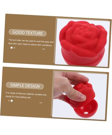 FRCOLOR 3pcs Rose Face Ice Tray - Silicone Ice Molds for Cooling Rollers & Facial Massager | Food Grade & Perfect for Cocktails - Buy Online on GoSupps.com