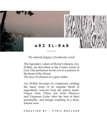 Grands Crus Arz El-Rab Eau de Parfum | Woody Long Lasting Scent Made in France | Spray Fragrance for Men & Women | Luxury Unisex Perfume with Premium Quality Ingredients 3.4 fl.oz. - Buy Online on GoSupps.com
