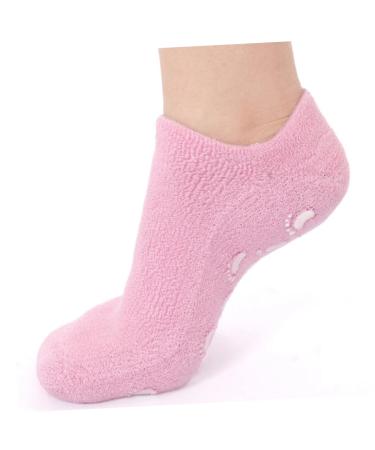 Ipetboom Ladies Socks 2 Pairs Moisturizing Gel Socks Polymer Clay Charms for Nails Moisturizing Socks Silicone Heel Socks Moisture Stocking Tiaras for Girls Gold Fascinators for Women Spa