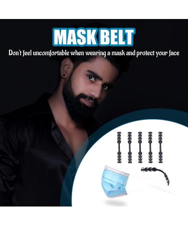 Mask Extender Strap 5Pcs Ear Savers for Masks - Universal Size Holder with 3 Adjustment Slots | Enhanced Flexibility for Cloth and Disposable Masks | For Kids and Adults - Buy Online on GoSupps.com