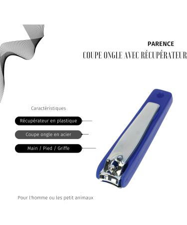 PARENCE .- Heavy-Duty Nail Clipper with Manicure/Pedicure Accessory for Men Women Kids - Stainless Steel Nail Clipper Plastic Retriever (Size may vary) - Buy Online on GoSupps.com