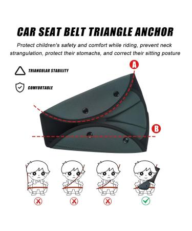 Premium 2PC Children's Seat Belt Cushion & Adjuster | Car Security Belt Cover for Comfort | Head-Neck Support for Kids & Adults | International Shipping Available - Buy Online on GoSupps.com