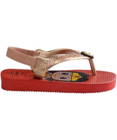 Havaianas Unisex Babies Heroes Sandals - Ruby Red (6 UK Child) - Buy Online on GoSupps.com
