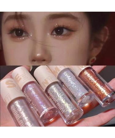Mysense Glitter Eyeshadow Makeup Glitter Liquid Eyeshadow Glitter Eyeliner Diamond Sparkle Eye Stick Shimmer and Shine Makeup Glitter Lip Gloss for Women Korean Makeup 01# Light Purple - Buy Online on GoSupps.com
