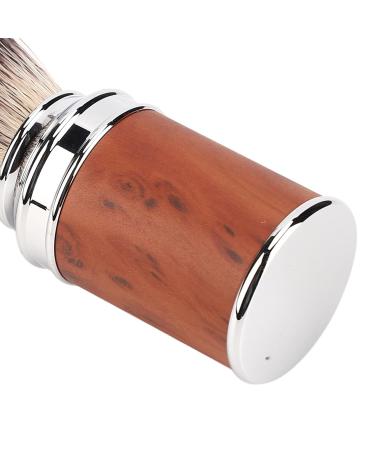 Premium Wooden Beard & Mustache Brush - Nylon Hair Shaving & Cleaning Brush for Men's Grooming | Ideal for Home Hairdressing Salons - Buy Online on GoSupps.com