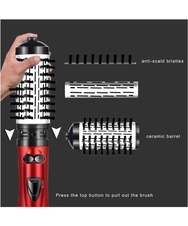 3-in-1 Hot Air Brush Hair Styler - 360 Rotating Round Brush for Drying Volumizing & Smoothing - International Shipping - Buy Online on GoSupps.com