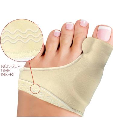 Tyenaza Bale Toe Corrector | Breathable Smooth Iron for Large Toes | Non-Slip Silicone Strips | Foot Pain Relief Sleeve for Men & Women - International Shipping Available - Buy Online on GoSupps.com