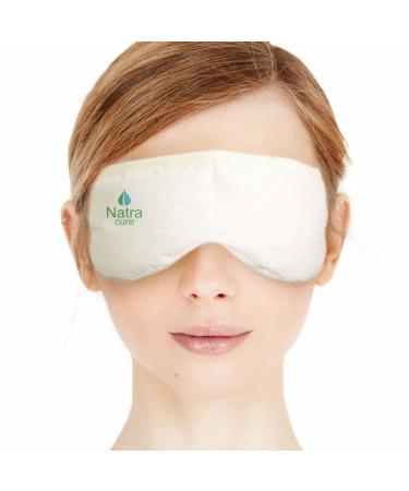 NatraCure Moist Heat Eye Compress  Hot and Cold Moisturizing Microwavable Eye Mask for Dry Tired Eyes Relief Blepharitis and Stye Treatment Swollen Eyes  Spa at Home Spa Day Gifts Spa Mask