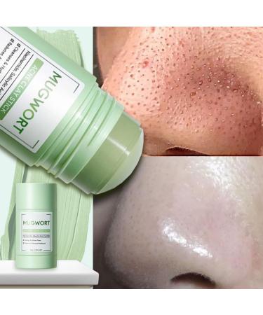 OKAY Mugwort Clay Mask Stick for Face Deeply Cleans Blackheads and Pores Reduces Excess Oil Mud Mask for Acne Treatment Soothes Skin with Mugwort Essence 1 Piece 1 Piece - Buy Online on GoSupps.com