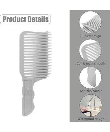 Set of 3 hair cutting stencils 2 pieces V-shaped comb + 1 piece adjustable hair cutting instructions hair cutting aid transition (black + white) Black+white - Buy Online on GoSupps.com