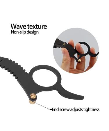 Barber Finger Razor - Straight Edge Razor for Salon & Home Use | Wave Texture & Smooth Surface - Buy Online on GoSupps.com