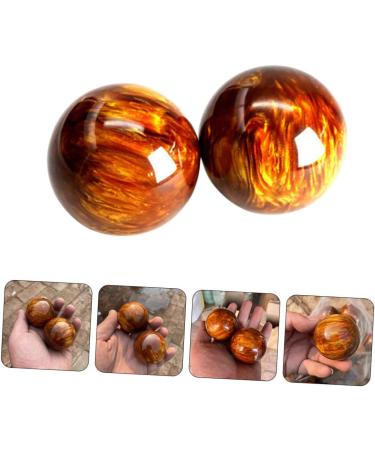 Beatifufu Massage Tools - 2PC Health Balls & Hand Roller for Sports Meditation and Finger Exercise | Chinese Baoding Iron Balls for Fitness & Relaxation - Buy Online on GoSupps.com