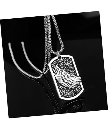 Men Cool Necklace Men's Necklaces A Necklace Cool Hip Hop Necklace Badge Punk Man - Buy Online on GoSupps.com