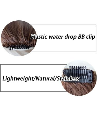 Bangs Hair Clip 2 Pieces Synthetic Fake Fringe Women's Fringe Clip in Hair Bangs Hairpiece Natural Hair Middle Part Two Sides Bang Hair Piece Clip in Extensions Bangs Clip in Hair (Color : Light brow Light brown - Buy Online on GoSupps.com
