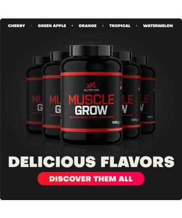  XXL Nutrition XXL Nutrition - Muscle Grow - Cerise - 2000 Grammes - Buy Online on GoSupps.com