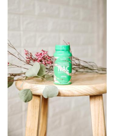 Nature's Fusions NAC Supplement - 600mg N-Acetyl Cysteine Capsules for Anti Aging, Liver & Lung Support - Boost Glutathione - 60ct - Buy Online on GoSupps.com