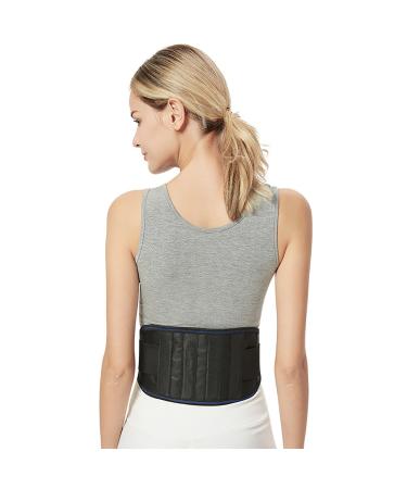 Waist Support Brace Belt Pain Relief Waist Support Protector Self-Heating Magnetic Therapy Back Relief for Back Pain Herniated Disc Sciatica Scoliosis and More (Color : Black Size : XXL) XXL Black