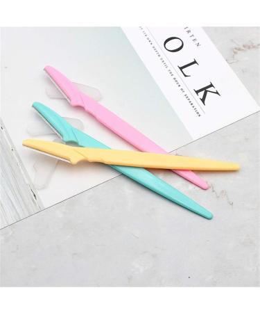 Facial Razor for Women - 6PC Eyebrow Dermaplaning Tool Set | Precision Eyebrow Shaving Razors in Pink - Buy Online on GoSupps.com