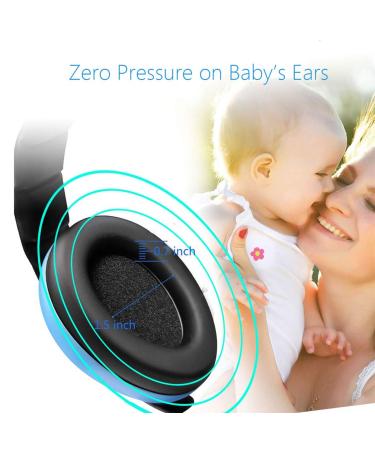 Baby Ear Protection Noise Cancelling Headphones for Kids for 0-3 Years Babies Blue - Buy Online on GoSupps.com